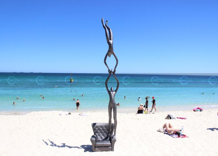 casting-bronze-statue-foundry-beijing-china-artwork-casting-lose wax casting-Sculpture-by-the-Sea-Cottesloe